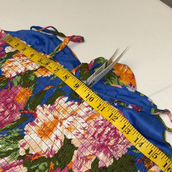 Lottie & Hollie 2 pc top/skirt set tropical print adj strap pull on Sz large NWT - Picture 5 of 14